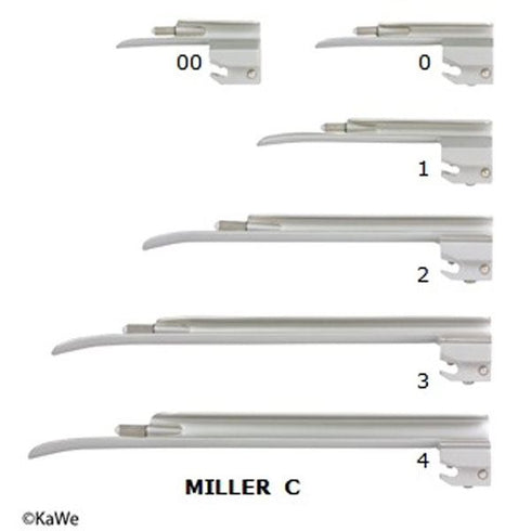 Lame laringoscop Miller, nr. 00-3 | medizone.ro